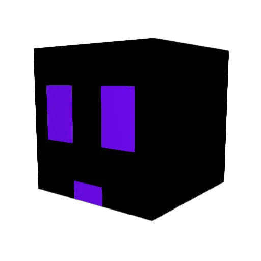 TheNightWitch Minecraft avatar head, 3D render