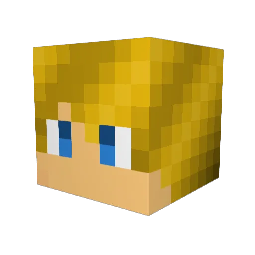 TheNightWolf1 Minecraft avatar head, 3D render