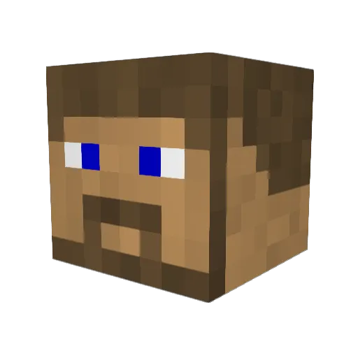 TheNinjaJesus Minecraft avatar head, 3D render