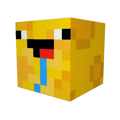 TheNobleCheese20 Minecraft avatar head, 3D render