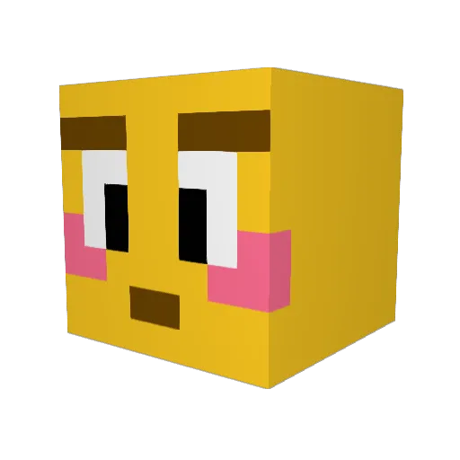 TheNoblish Minecraft avatar head, 3D render