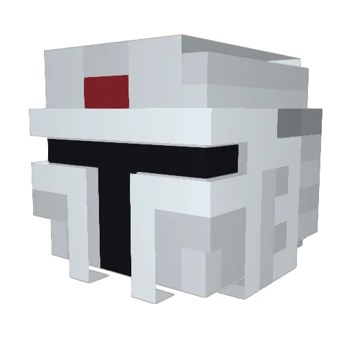 TheNoisyEater Minecraft avatar head, 3D render