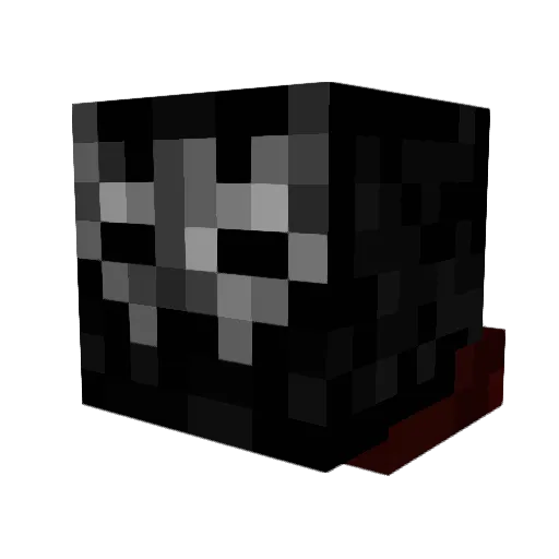 TheNono Minecraft avatar head, 3D render