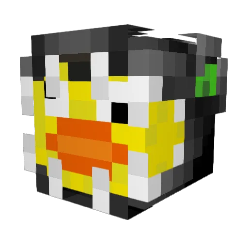 TheNoob705 Minecraft avatar head, 3D render