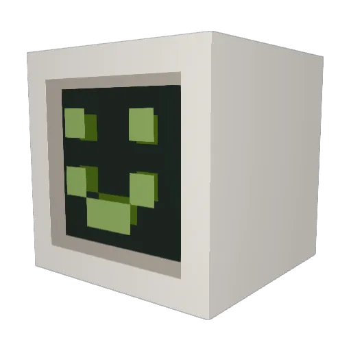 TheNooby27 Minecraft avatar head, 3D render
