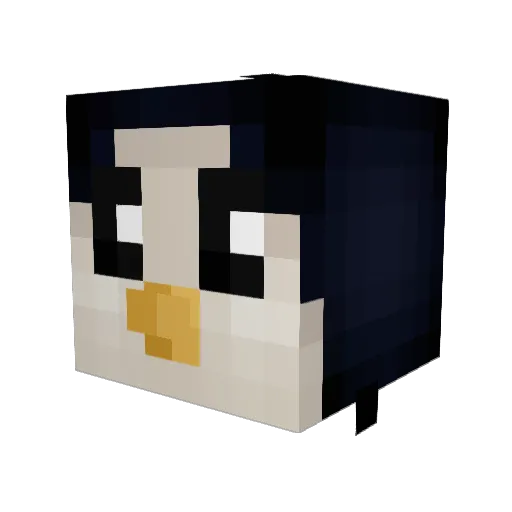 TheNooter Minecraft avatar head, 3D render