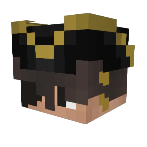 TheNorsaka Minecraft avatar head, 3D render