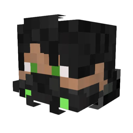 TheNotoriousJD Minecraft avatar head, 3D render