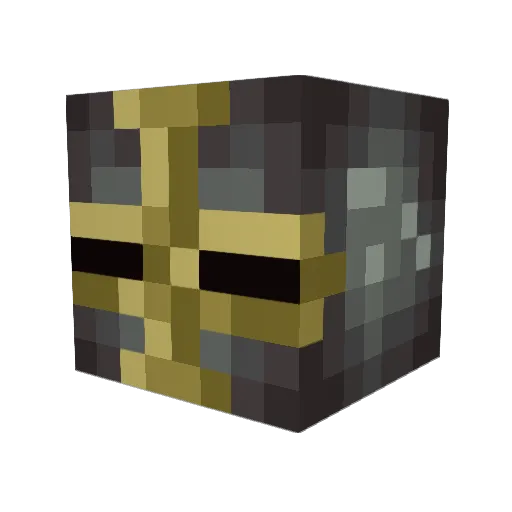 TheNower Minecraft avatar head, 3D render