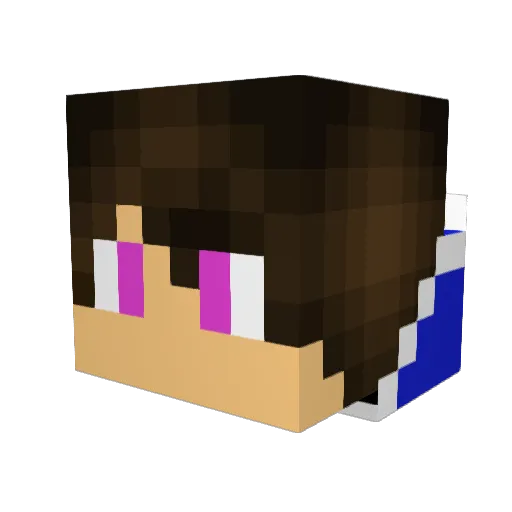 TheNukeLuke Minecraft avatar head, 3D render