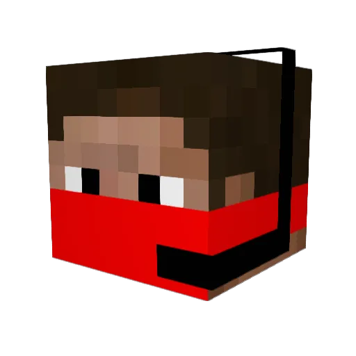 TheNumber1Boss Minecraft avatar head, 3D render