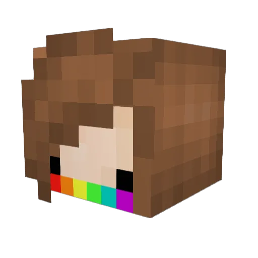 TheNut Minecraft avatar head, 3D render