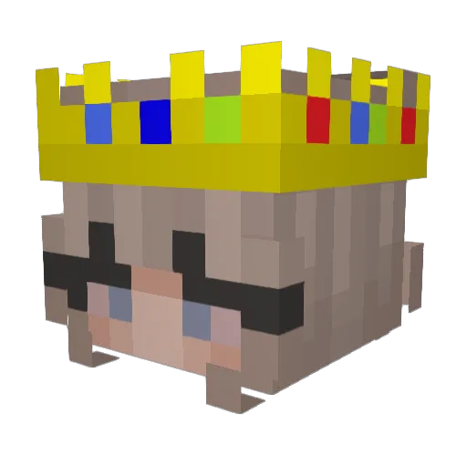 TheOGMower Minecraft avatar head, 3D render