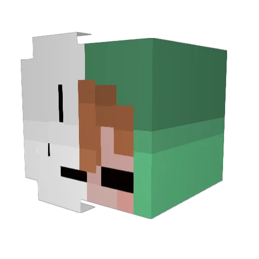 TheOGScout Minecraft avatar head, 3D render