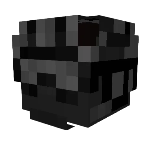 TheOGSigma Minecraft avatar head, 3D render