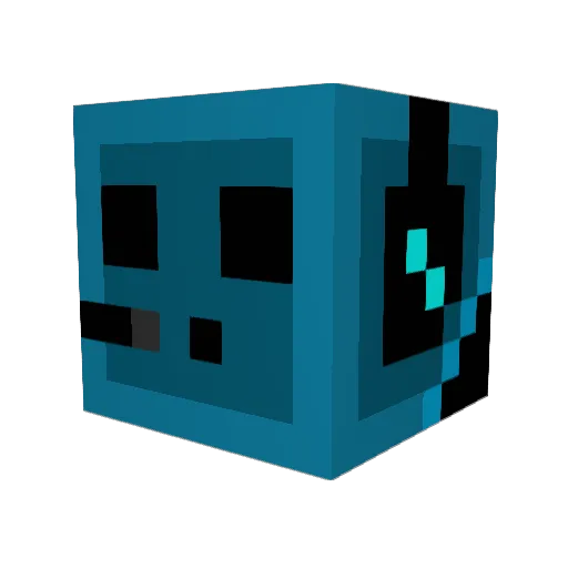 TheOGVada Minecraft avatar head, 3D render