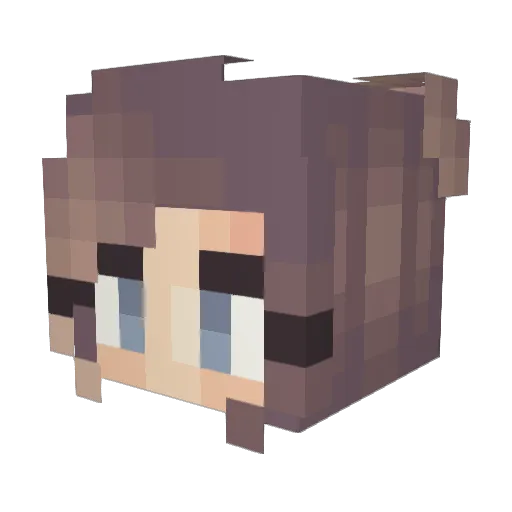 TheORGameshow Minecraft avatar head, 3D render