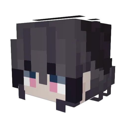 TheObsidianKits Minecraft avatar head, 3D render