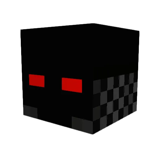 TheObsidianZ Minecraft avatar head, 3D render