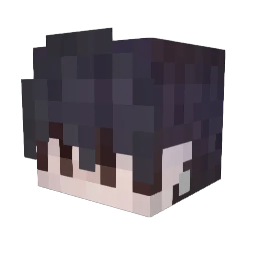 TheOdd233 Minecraft avatar head, 3D render