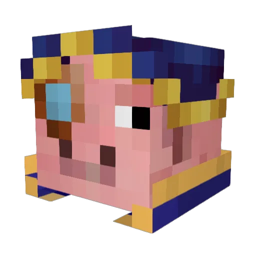 TheOddAdmaril Minecraft avatar head, 3D render