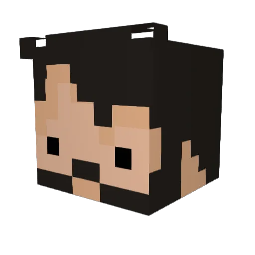 TheOddWan Minecraft avatar head, 3D render