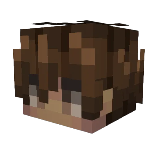 TheOdyssei Minecraft avatar head, 3D render