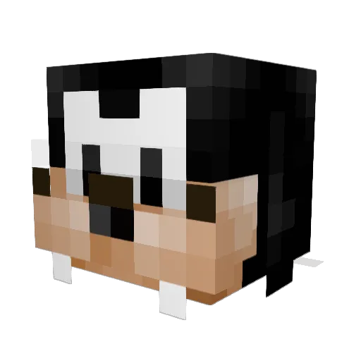 TheOfficialJoey Minecraft avatar head, 3D render