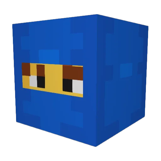 TheOfficialPTDC Minecraft avatar head, 3D render