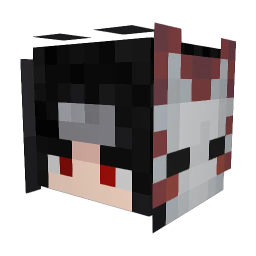 TheOgWork Minecraft avatar head, 3D render