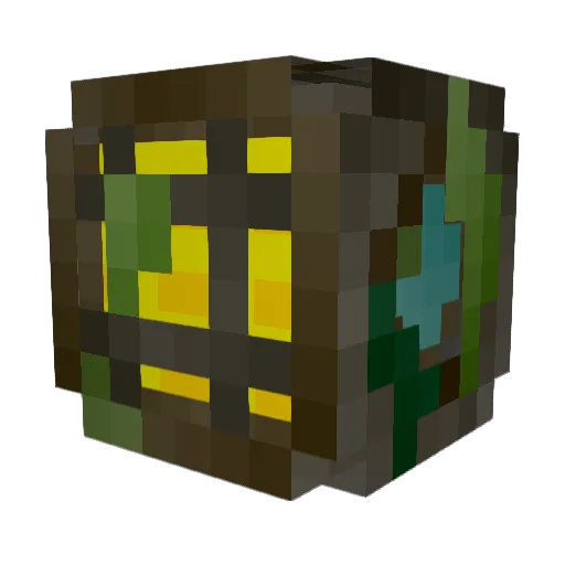 TheOldDiver Minecraft avatar head, 3D render