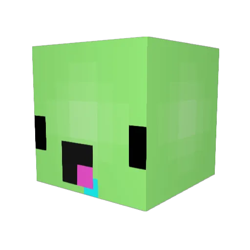 TheOleHermit Minecraft avatar head, 3D render