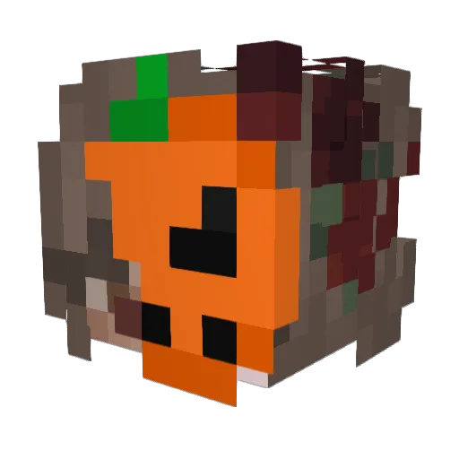 TheOneDolly Minecraft avatar head, 3D render