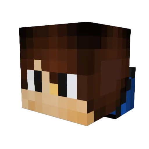 TheOneGeo Minecraft avatar head, 3D render
