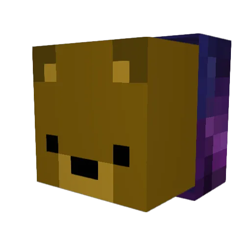 TheOneNamedKoda Minecraft avatar head, 3D render