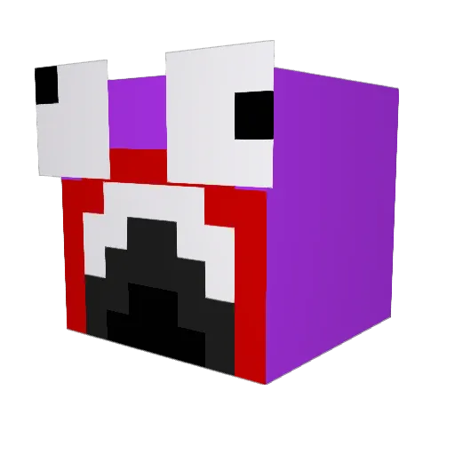 TheOneRick6 Minecraft avatar head, 3D render