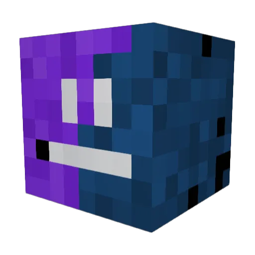 TheOneShot00 Minecraft avatar head, 3D render