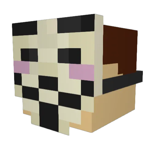 TheOneSlinky Minecraft avatar head, 3D render