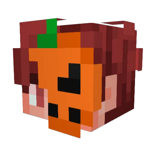 TheOneWithJam Minecraft avatar head, 3D render