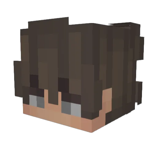 TheOneXZ Minecraft avatar head, 3D render