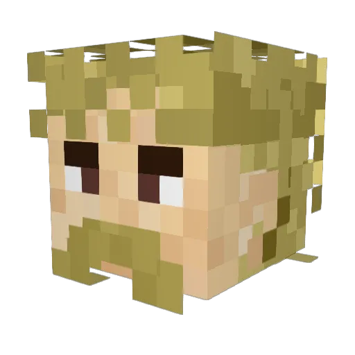 TheOneZeroth Minecraft avatar head, 3D render
