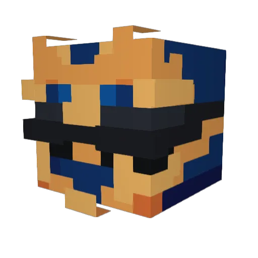 TheOnlyAce_ Minecraft avatar head, 3D render