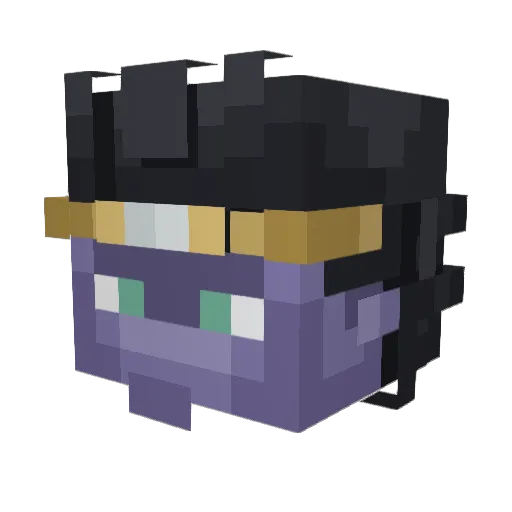 TheOnlyDoty Minecraft avatar head, 3D render