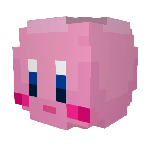 TheOnlyJenny Minecraft avatar head, 3D render