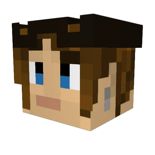 TheOnlyJoey Minecraft avatar head, 3D render