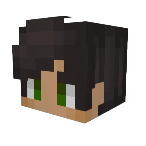TheOnlyJuan Minecraft avatar head, 3D render