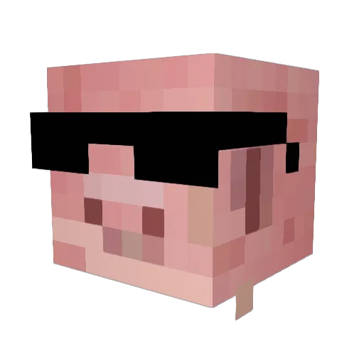 TheOnlyMikey Minecraft avatar head, 3D render