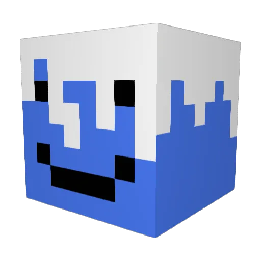 TheOnlyOneMazow Minecraft avatar head, 3D render