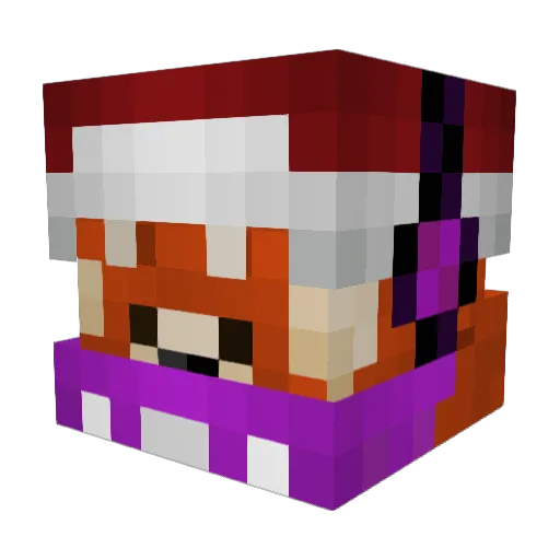 TheOnlyPixel19 Minecraft avatar head, 3D render