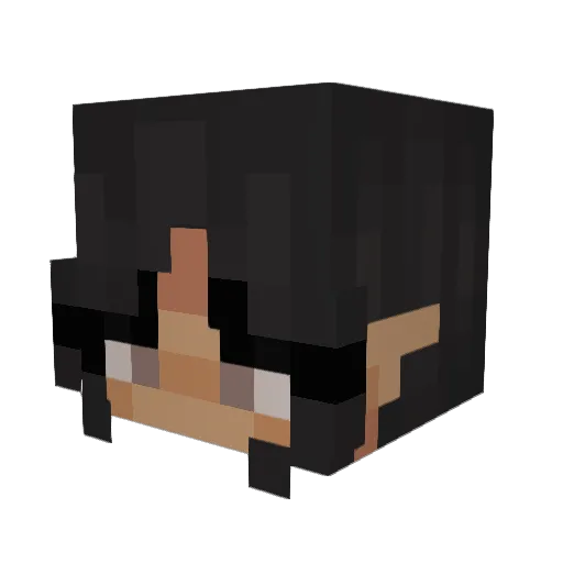 TheOnlyVannix Minecraft avatar head, 3D render
